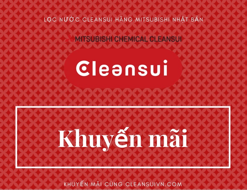Lọc nước trực tiếp CleanSui – Mitsubishi Nhật Bản