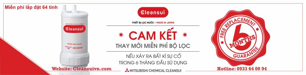 Lọc nước trực tiếp CleanSui – Mitsubishi Nhật Bản