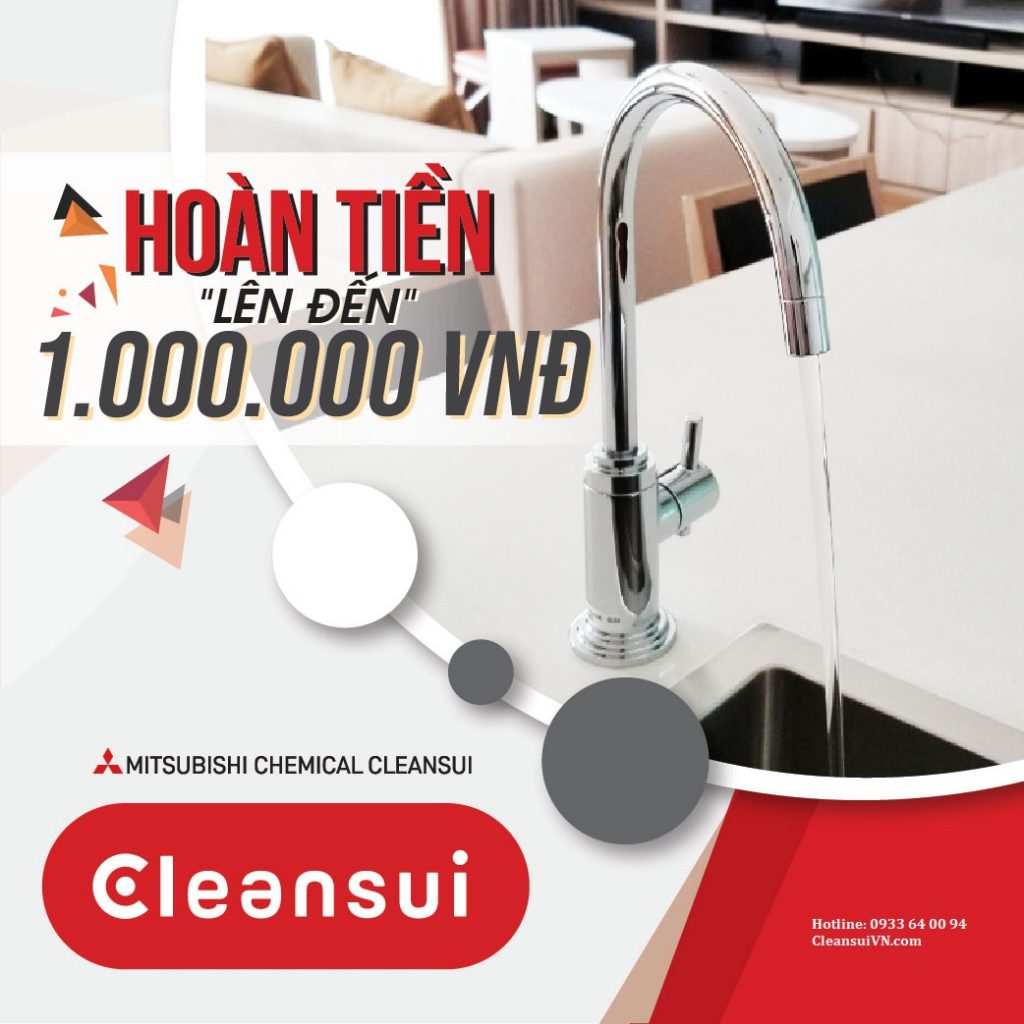 Khuyến mãi máy lọc nước Cleansui A101E / EU101