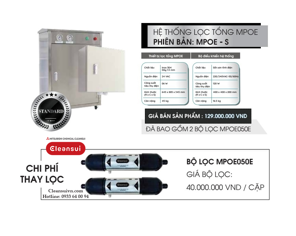 Lọc tổng Cleansui MPOE-S